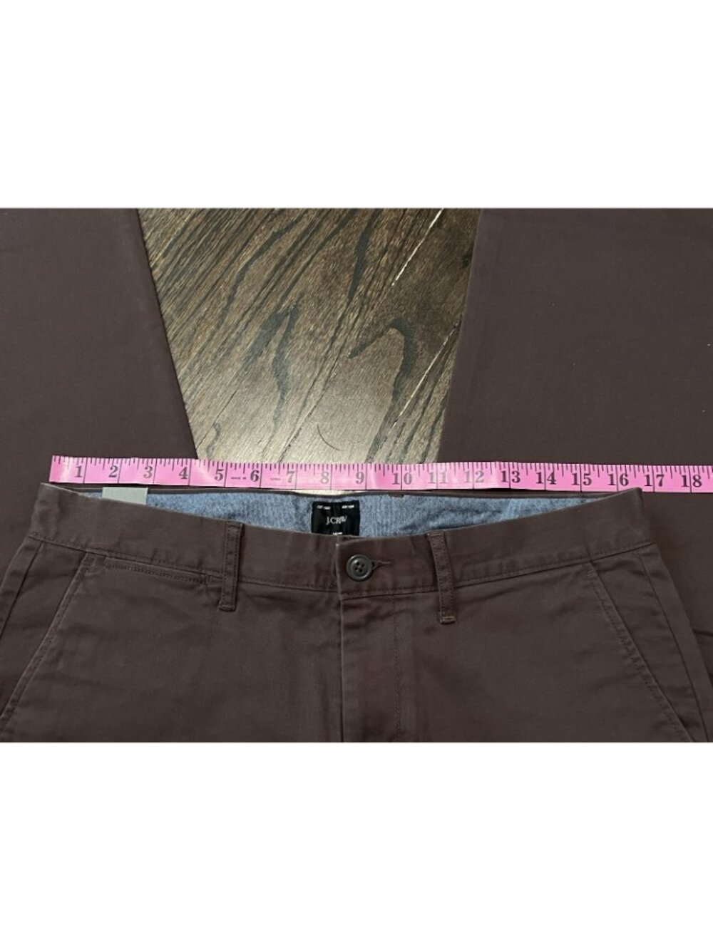NWT J.Crew 770 Straight Fit Core Stretch Chino Pants Mens Sz 32 X 34 Deep Purple - Picture 6 of 9